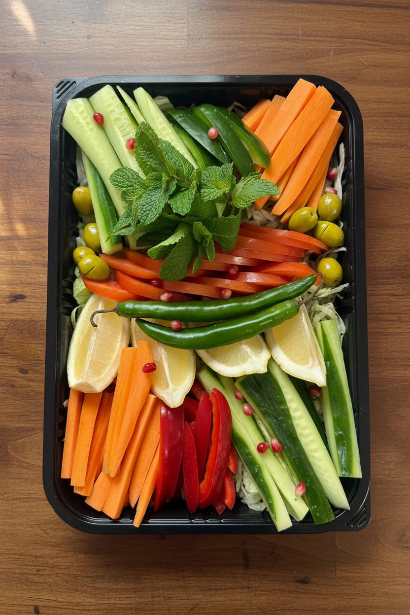 Frische Gemüse Platte (vegan)