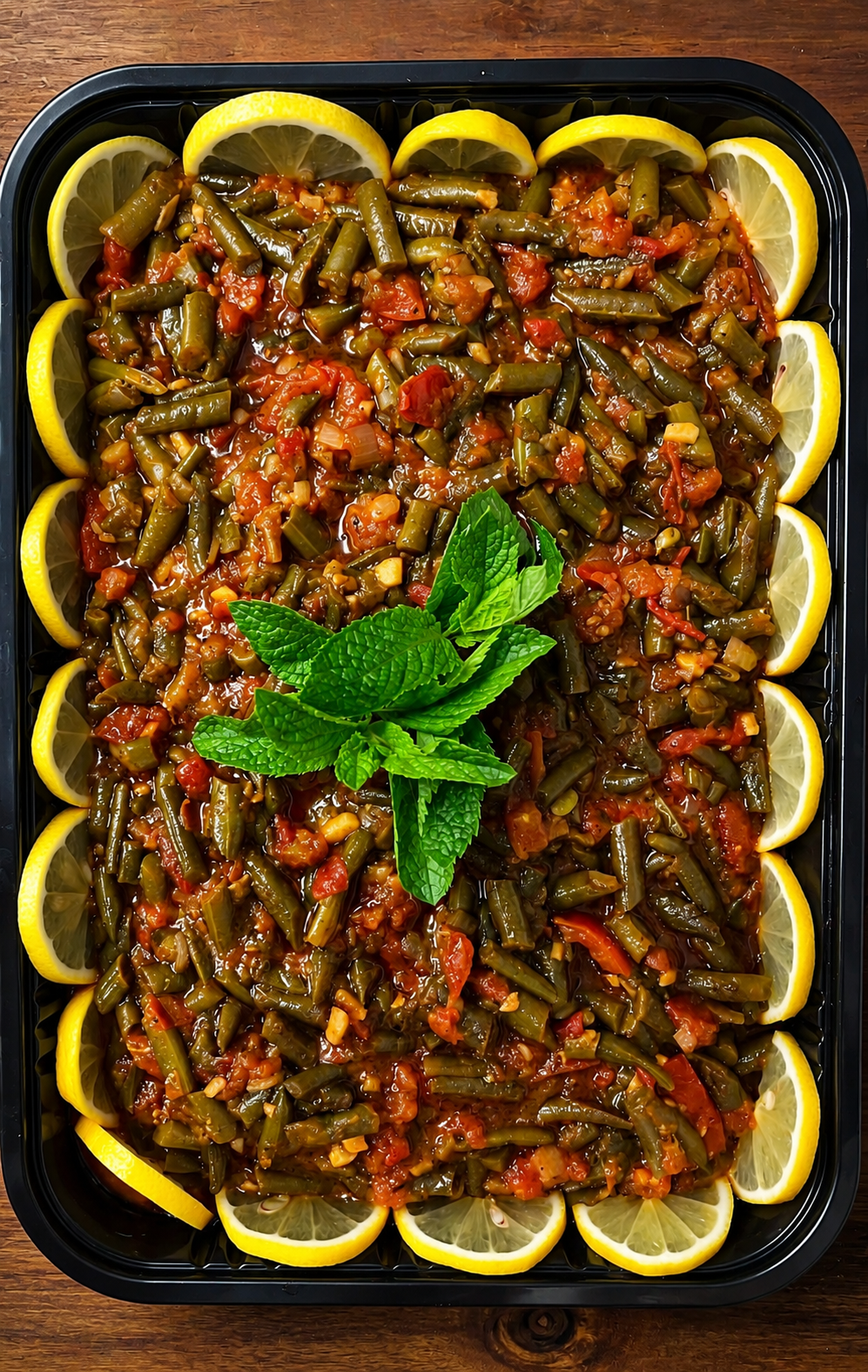 Libanesisch Grüne Bohnen (lubia be zait) Vegan