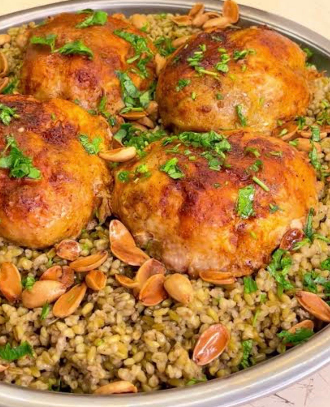 Freekeh Mit Chicken(Ab vier personen)