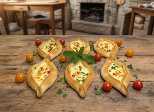 Teigtaschen mit Käse (Fatayir Jebne)