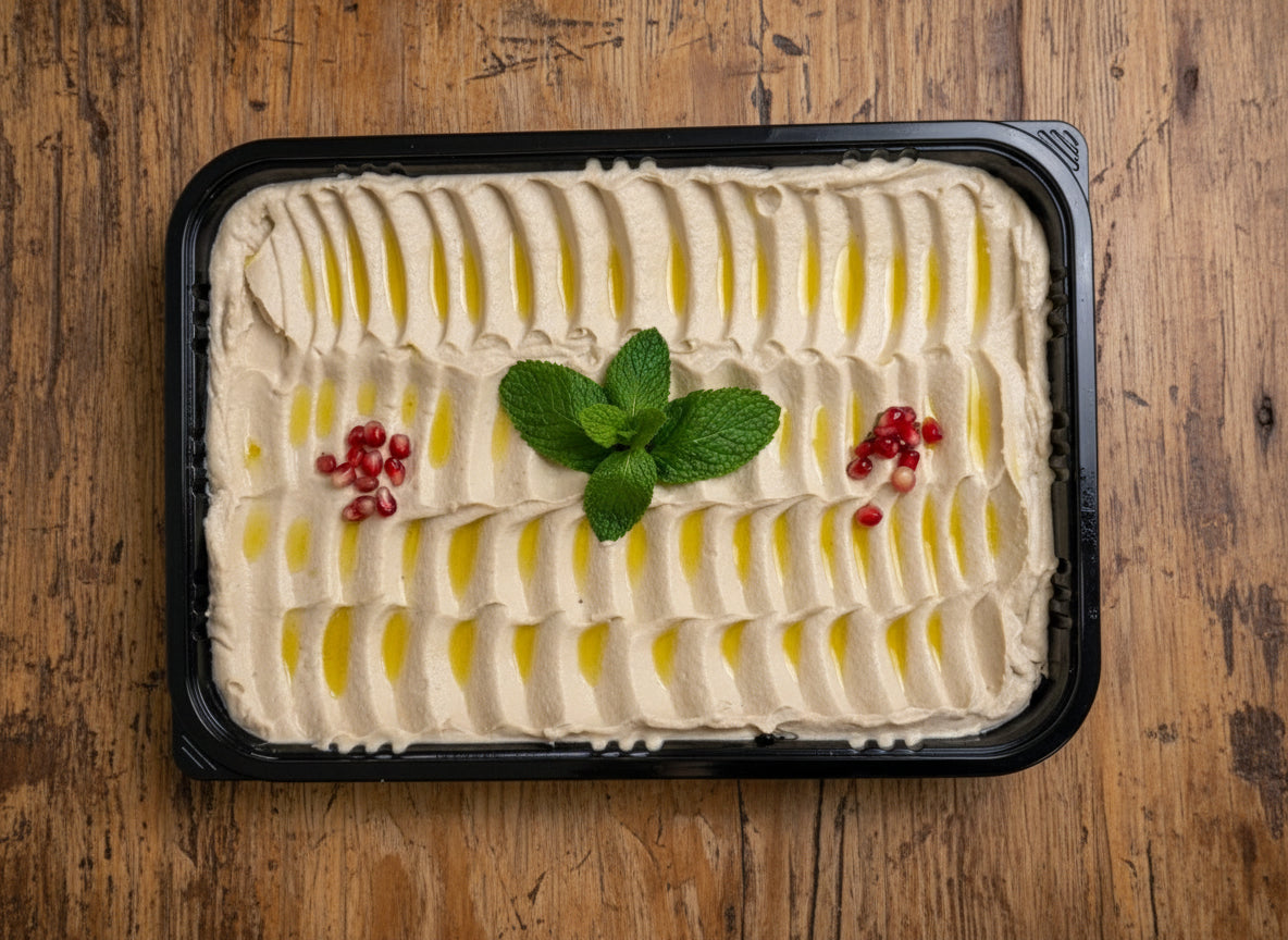 Kalte Mezze-Mix (Hummus, Mutabal und Baba Ghanoush)