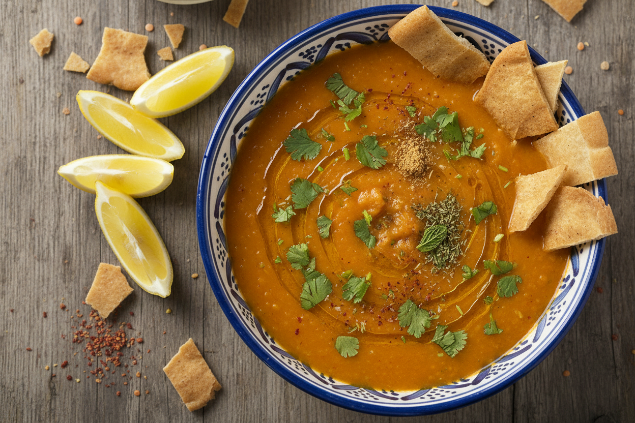 Libanesiche Linsensuppe 